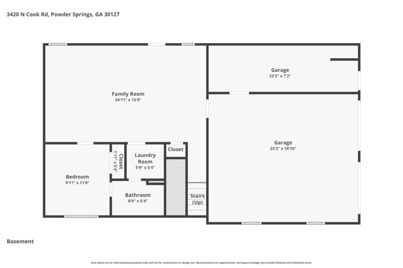 2,610/Mo, 3420 N Cook Rd Powder Springs, GA 30127 Floorplan View 2