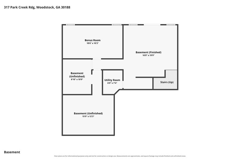 2,410/Mo, 317 Park Creek Rdg Woodstock, GA 30188 Floor Plan View