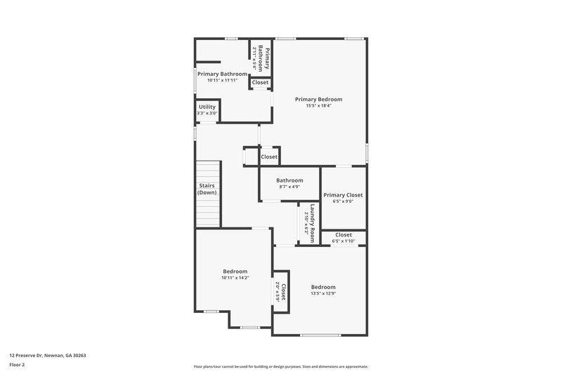 1,765/Mo, 12 Preserve Dr Newnan, GA 30263 Floor Plan View 2