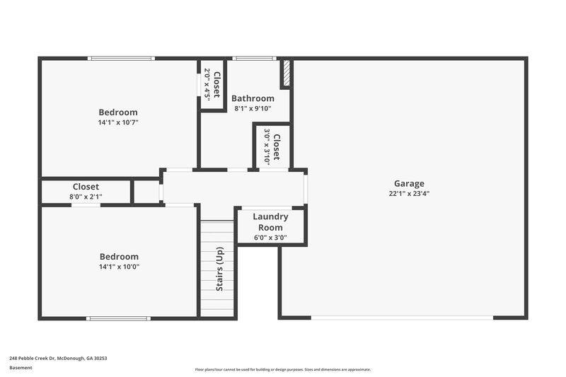 1,880/Mo, 248 Pebble Creek Dr McDonough, GA 30253 Floorplan View 2