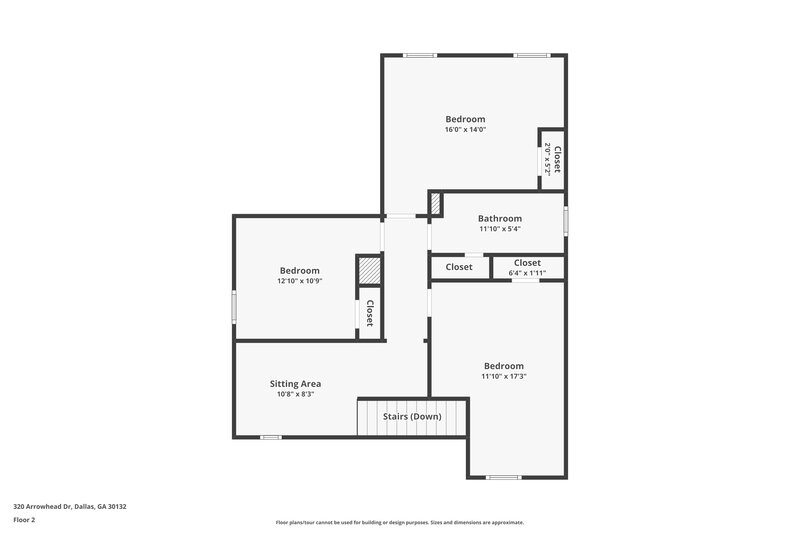 2,900/Mo, 320 Arrowhead Dr Dallas, GA 30132 Floor Plan View 2