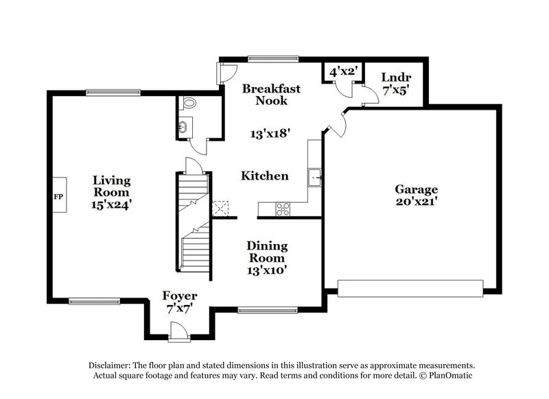 2,265/Mo, 310 Rockingham Dr Loganville, GA 30052 Floor Plan View 2