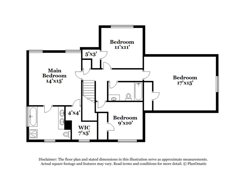 2,265/Mo, 310 Rockingham Dr Loganville, GA 30052 Floor Plan View 3