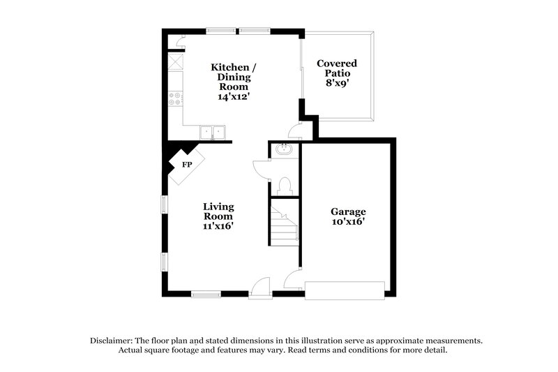 1,930/Mo, 632 Spanish Oak Dr Acworth, GA 30102 Floor Plan View