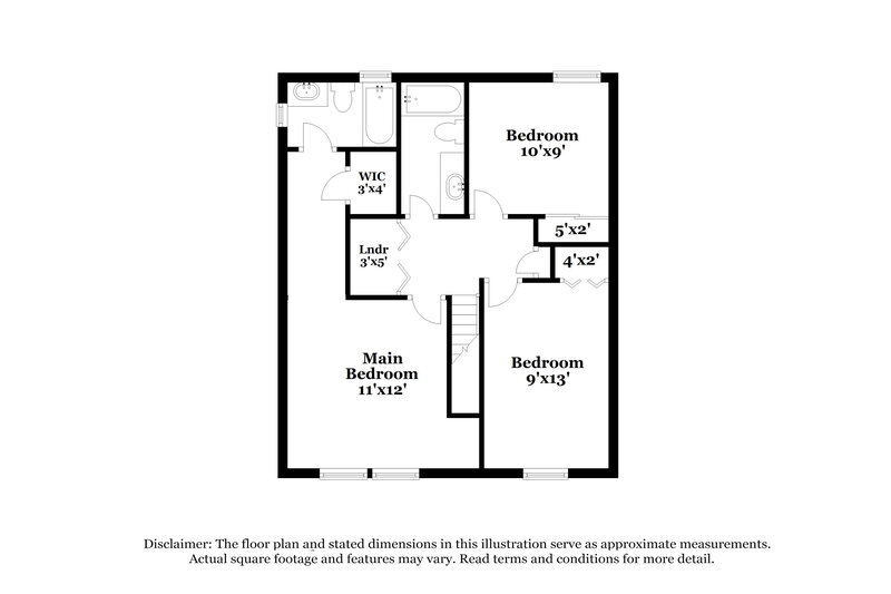 1,930/Mo, 632 Spanish Oak Dr Acworth, GA 30102 Floor Plan View 2
