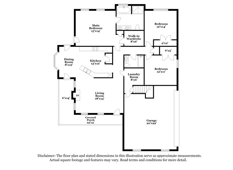 1,860/Mo, 255 Pebble Creek Dr McDonough, GA 30253 Floor Plan View