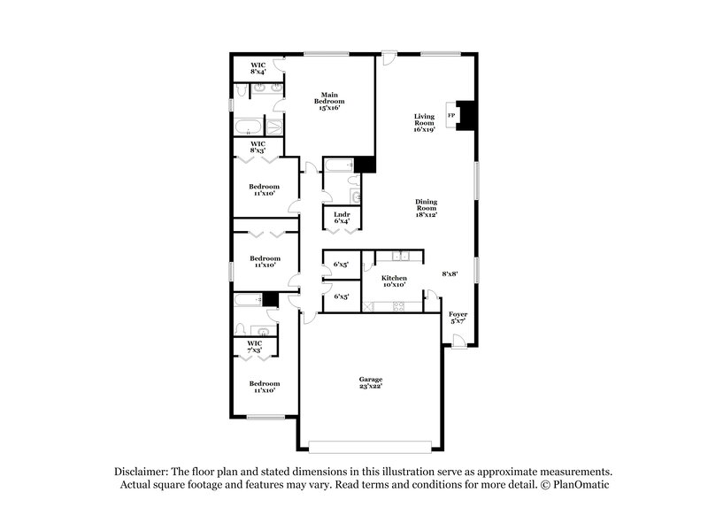 1,730/Mo, 420 Bell Flower Trl Locust Grove, GA 30248 Floor Plan View