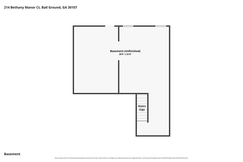 2,090/Mo, 214 Bethany Manor Ct Ball Ground, GA 30107 Floor Plan View