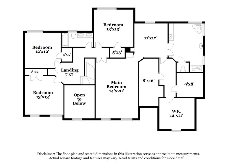 2,810/Mo, 133 James Ridge Dr Stockbridge, GA 30281 Floor Plan View 2