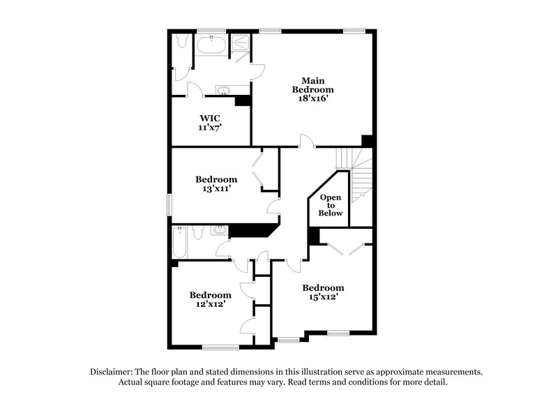 2,040/Mo, 3038 Summer Breeze Dr Villa Rica, GA 30180 Floorplan View 2