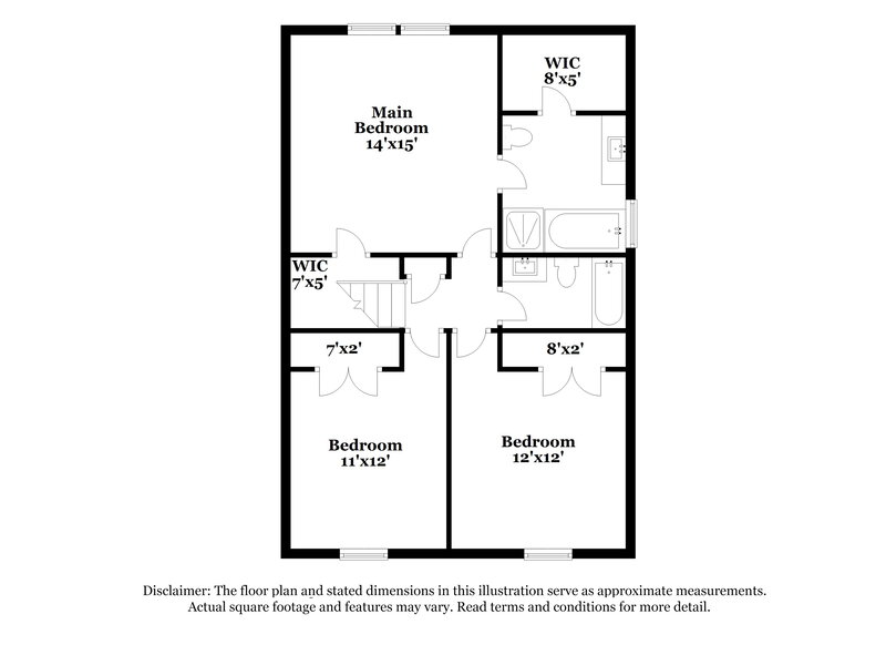 1,920/Mo, 4299 Caroline Ct Douglasville, GA 30135 Floor Plan View