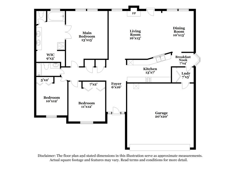 1,930/Mo, 1171 Lennox Ct Sugar Hill, GA 30518 Floorplan View