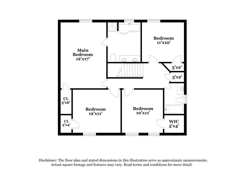 1,845/Mo, 1002 Allegiance Dr Locust Grove, GA 30248 Floor Plan View 2
