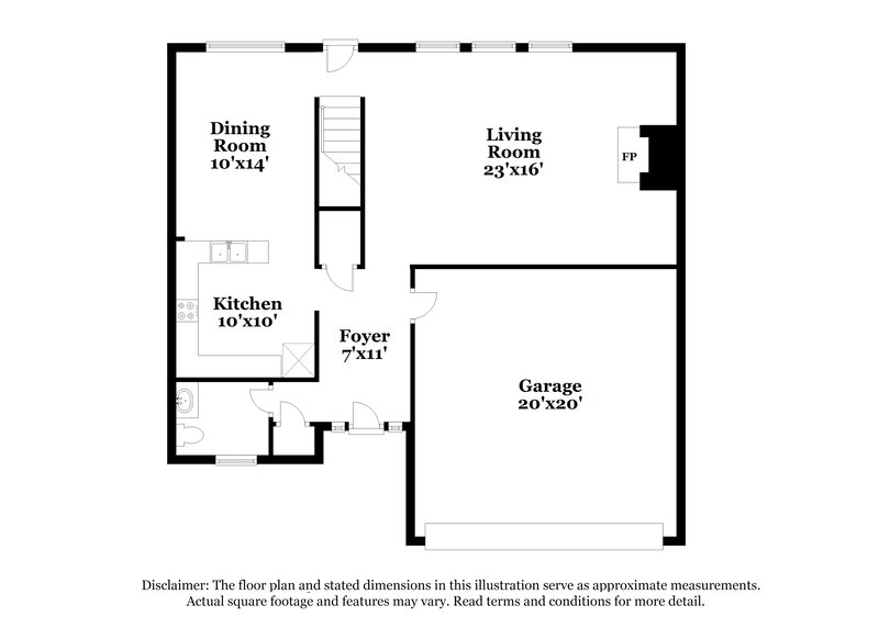 2,195/Mo, 308 Crescent Woode Dr Dallas, GA 30157 Floor Plan View