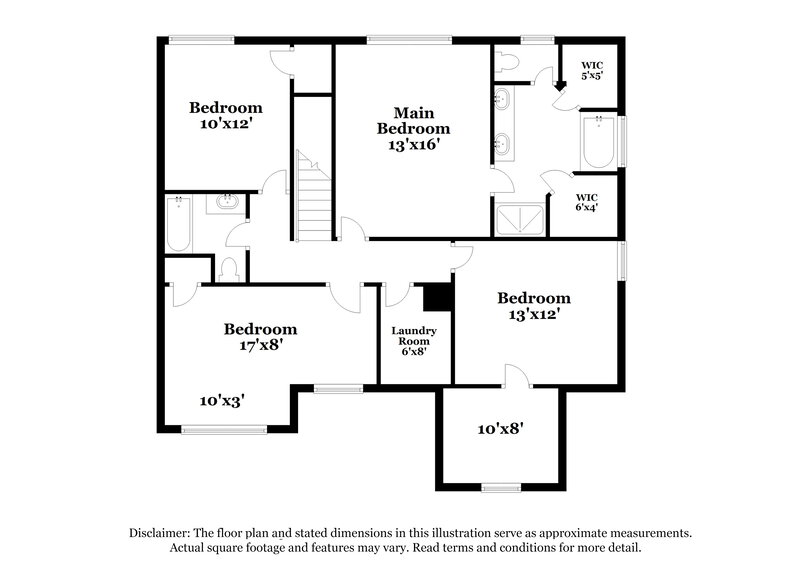 2,095/Mo, 308 Crescent Woode Dr Dallas, GA 30157 Floor Plan View 2