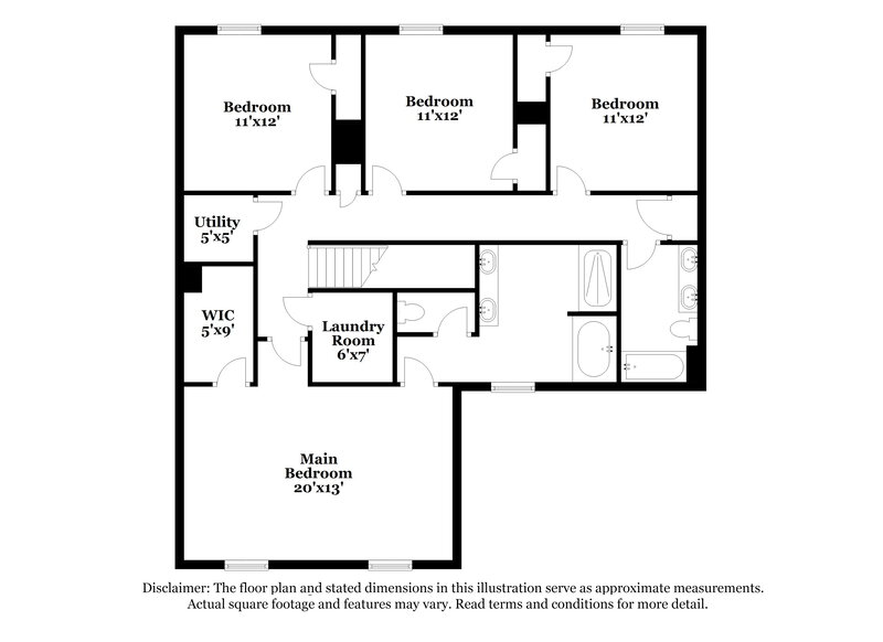 1,940/Mo, 31 Ivey Cottage Loop Dallas, GA 30132 Floor Plan View 2