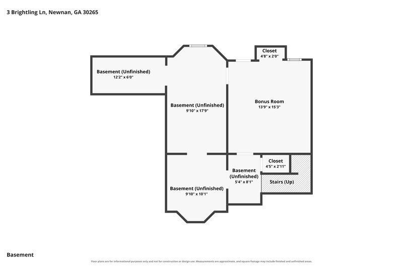 2,390/Mo, 3 Brightling Ln Newnan, GA 30265 Floorplan View