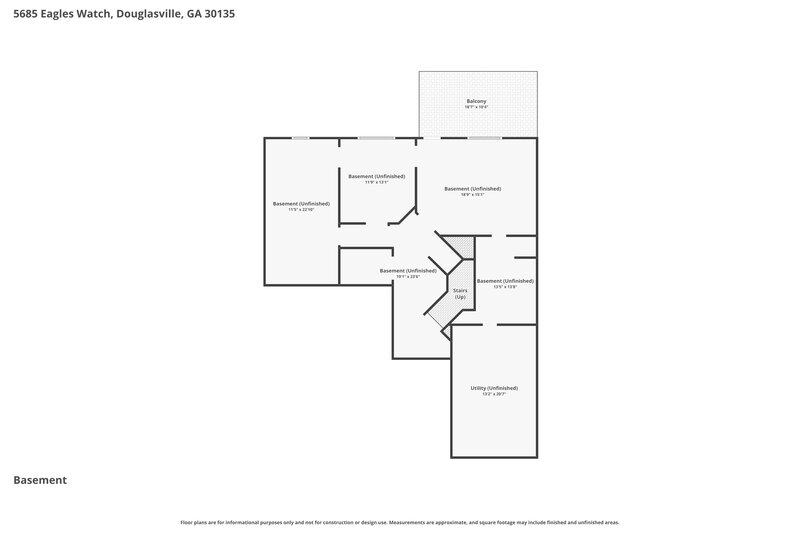 2,400/Mo, 5685 Eagles Watch Douglasville, GA 30135 Floor Plan View 3