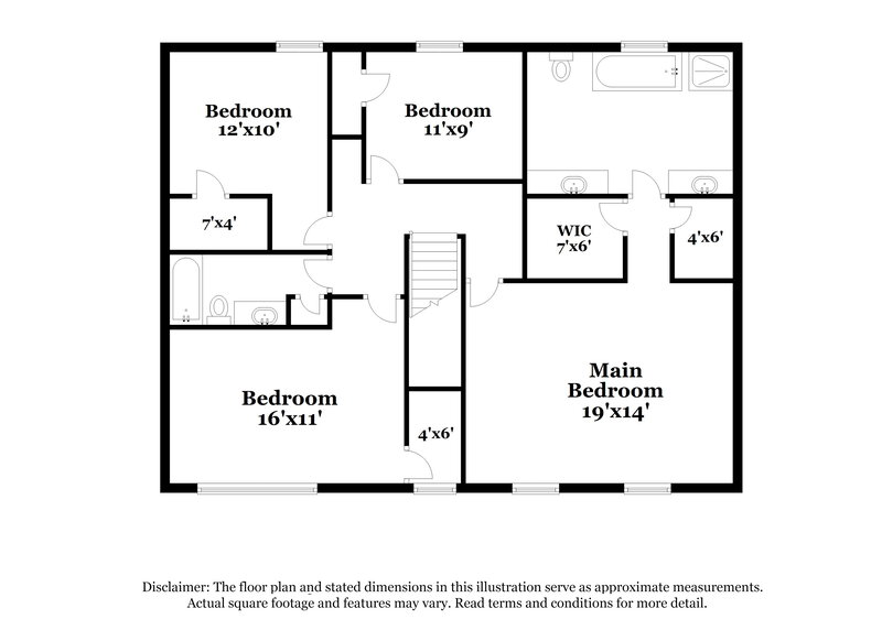 2,990/Mo, 854 Langley View Ct Loganville, GA 30052 Floor Plan View 2