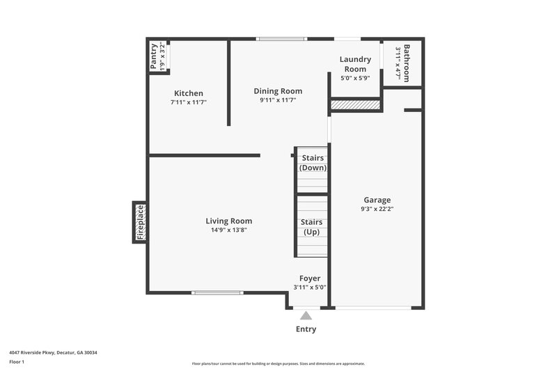 1,985/Mo, 4047 Riverside Pkwy Decatur, GA 30034 Floorplan View