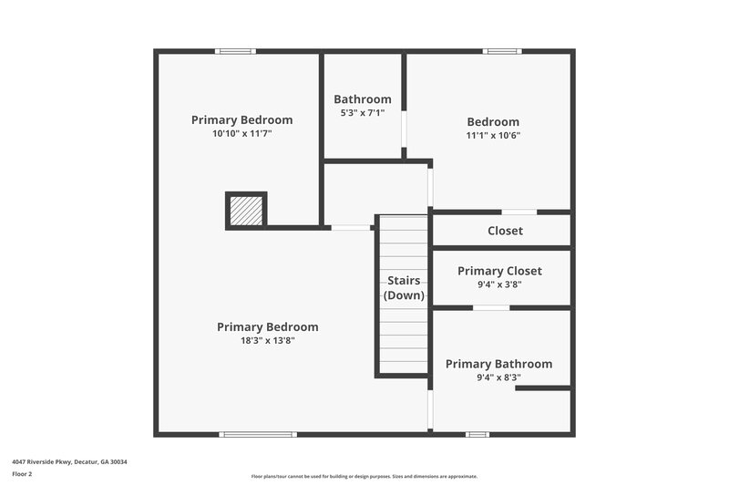 1,985/Mo, 4047 Riverside Pkwy Decatur, GA 30034 Floorplan View 2