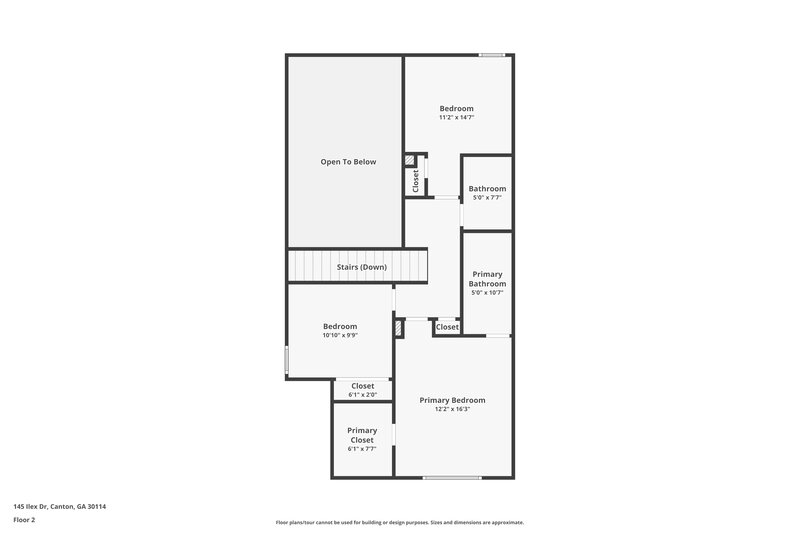 1,765/Mo, 145 Ilex Drive Canton, GA 30114 Floor Plan View 2