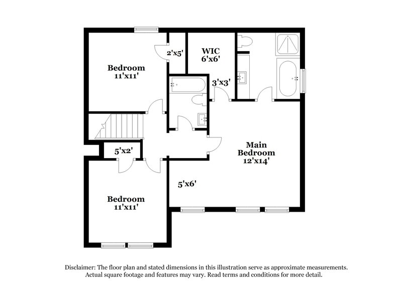 2,075/Mo, 2580 Candler Way SW Marietta, GA 30064 Floor Plan View 3