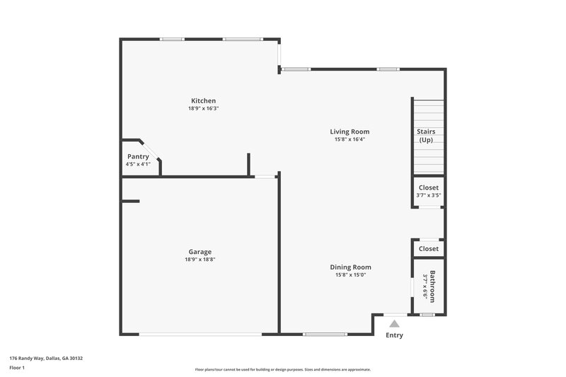 2,105/Mo, 176 Randy Way Dallas, GA 30132 Floorplan View 2