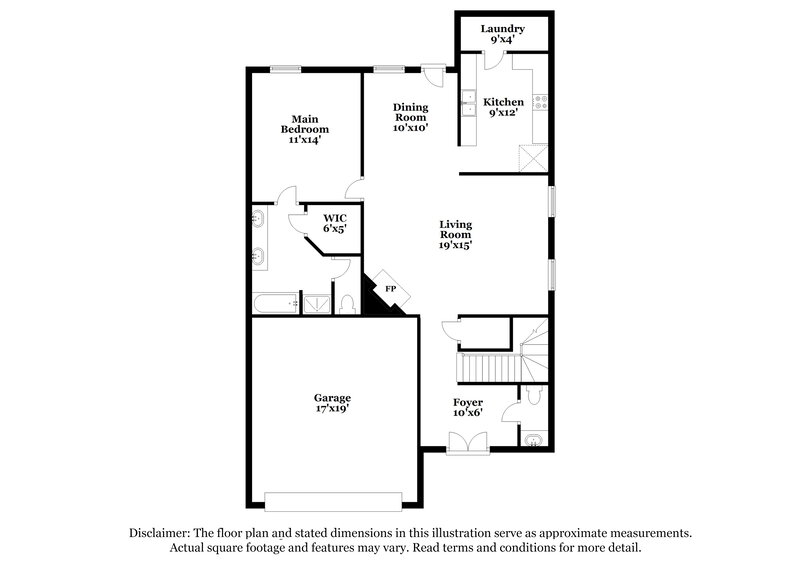 2,480/Mo, 34 Samuel Way NW Cartersville, GA 30121 Floorplan View