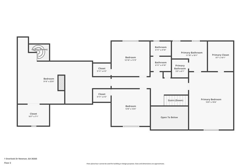 2,730/Mo, 1 Overlook Dr Newnan, GA 30265 Floor Plan View 2