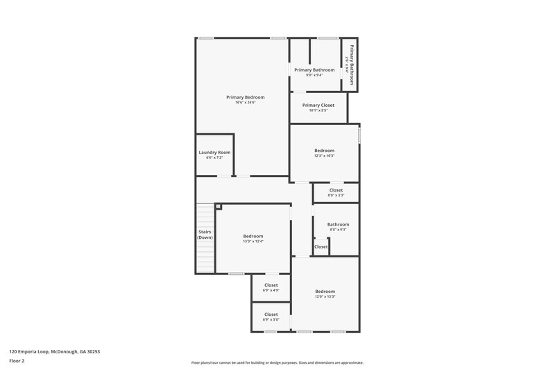 2,210/Mo, 120 Emporia Loop McDonough, GA 30253 Floor Plan View