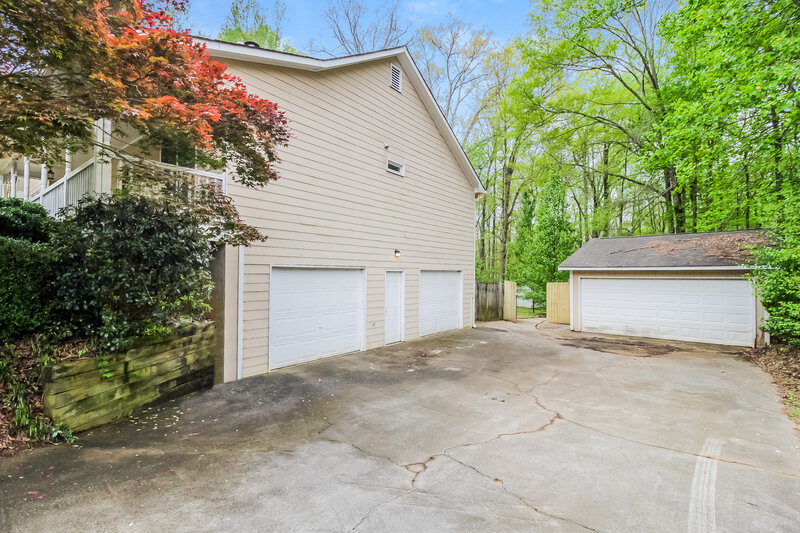 1,815/Mo, 291 Mill Pointe Trl Dallas, GA 30157 Rear View