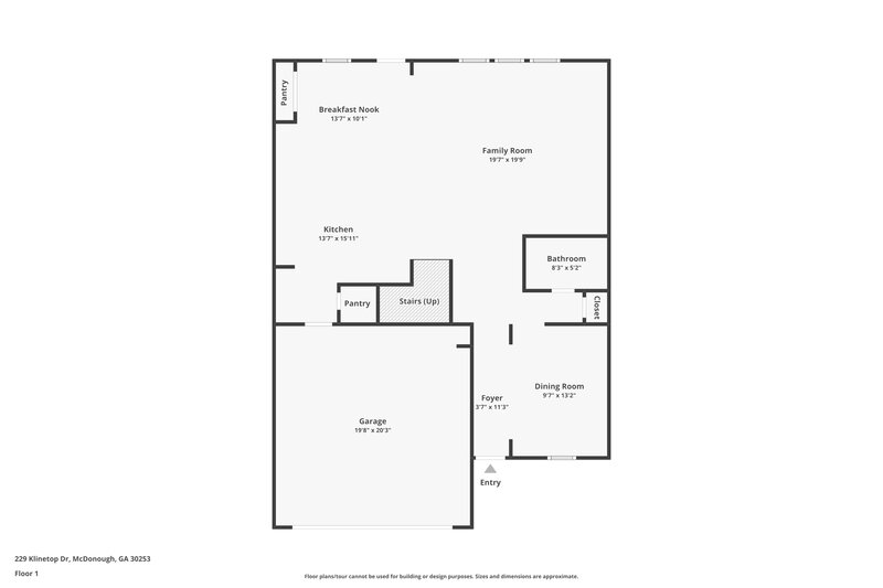 2,255/Mo, 229 Klinetop Dr McDonough, GA 30253 Floor Plan View