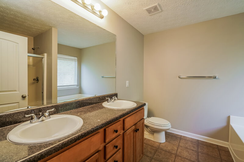 1,860/Mo, 7066 Skippingstone Way Douglasville, GA 30134 Main Bathroom View