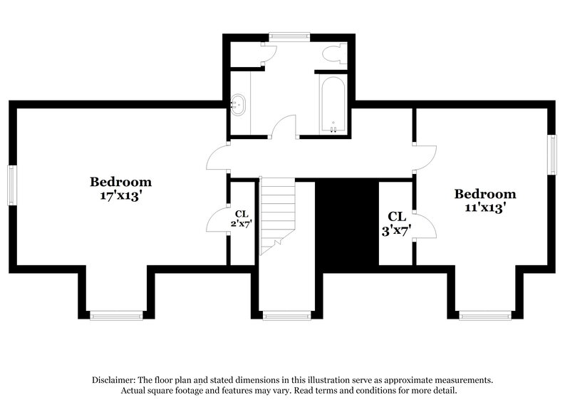 2,015/Mo, 9680 Squirrel Wood Run Douglasville, GA 30135 Floor Plan View 3