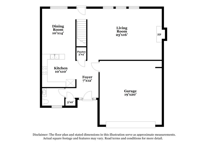 1,890/Mo, 592 Fieldcrest Drive Dallas, GA 30132 Floor Plan View 2