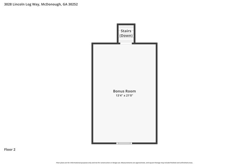 0/Mo, 3028 Lincoln Log Way McDonough, GA 30252 Floor Plan View 2