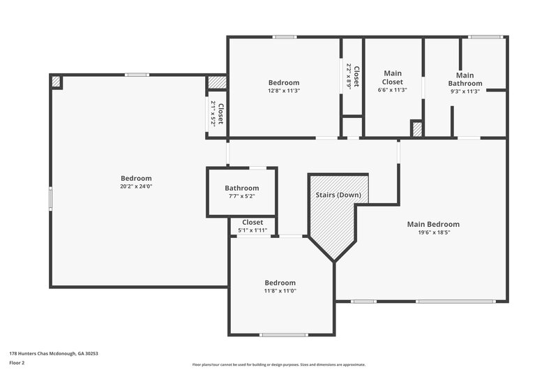2,340/Mo, 178 Hunters Chase McDonough, GA 30253 Floor Plan View 2