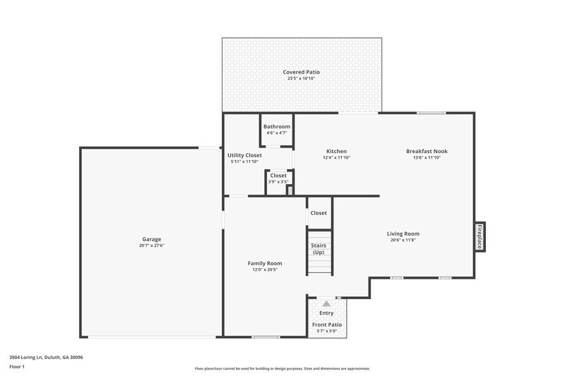 2,355/Mo, 3904 Loring Ln Duluth, GA 30096 Floor Plan View