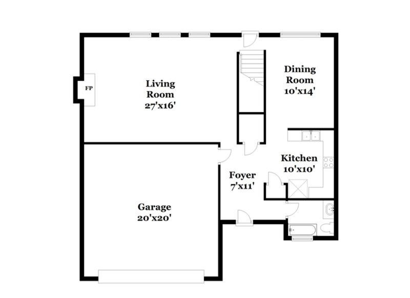 2,155/Mo, 601 Fieldcrest Drive Dallas, GA 30132 Floorplan View 2