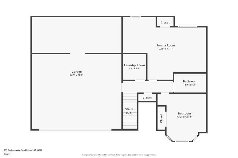 2,295/Mo, 965 Durham Way Stockbridge, GA 30281 Floor Plan View