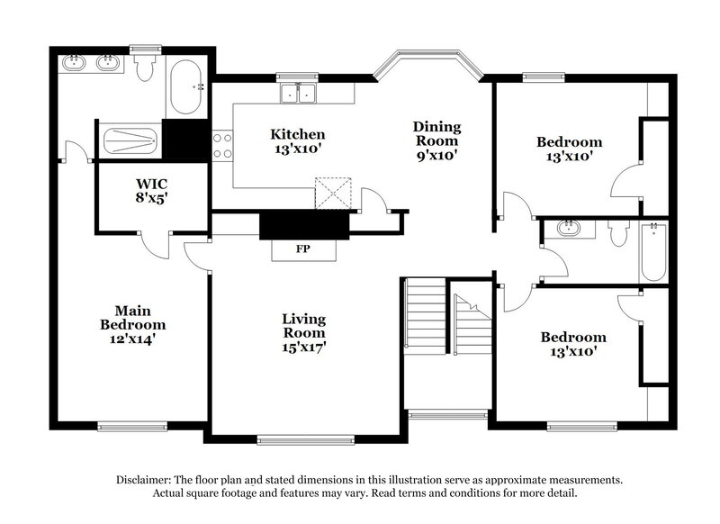 2,055/Mo, 206 Comet Court Dallas, GA 30157 Floor Plan View 2