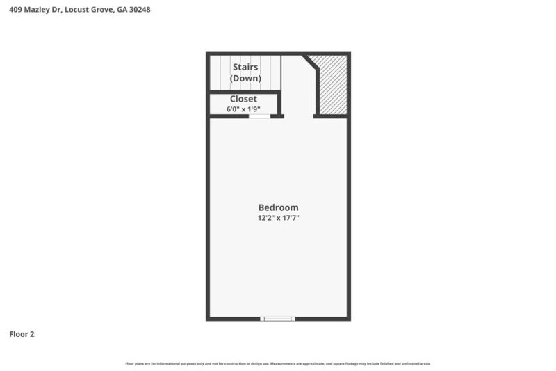 2,005/Mo, 409 Mazley Drive Locust Grove, GA 30248 Floorplan View 2