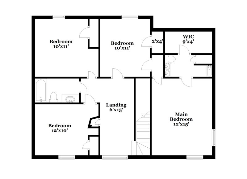 1,790/Mo, 3924 Sitka Drive Douglasville, GA 30135 Floor Plan View