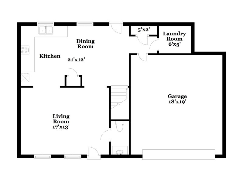 1,790/Mo, 3924 Sitka Drive Douglasville, GA 30135 Floor Plan View 2