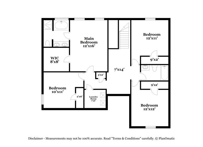 1,950/Mo, 500 Fieldcrest Drive Dallas, GA 30132 Floorplan View 2