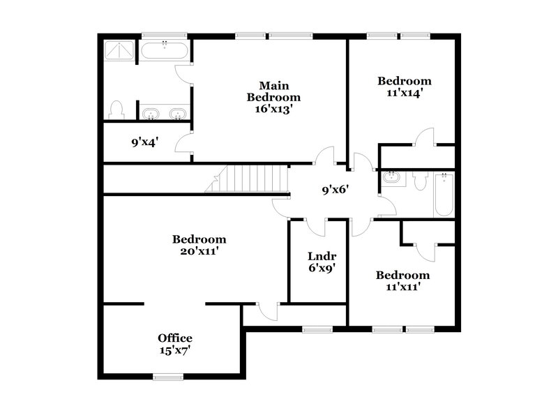 2,200/Mo, 79 Moss Way Cartersville, GA 30120 Floor Plan View