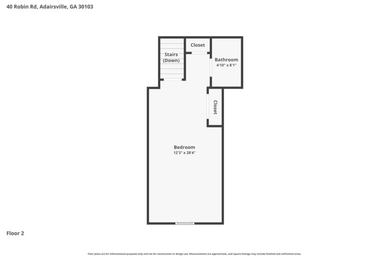 2,110/Mo, 40 Robin Road Adairsville, GA 30103 Floorplan View 2