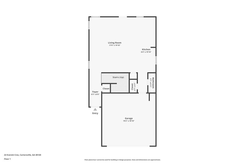 2,380/Mo, 22 Everett Circle SE Cartersville, GA 30120 Floorplan View 2