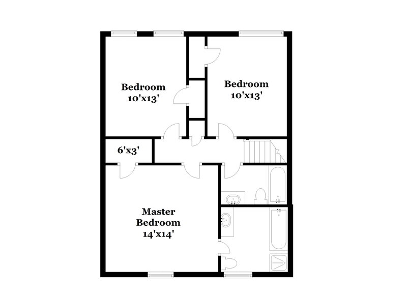 1,875/Mo, 381 Canterbury Ln Lawrenceville, GA 30046 Floor Plans View 2